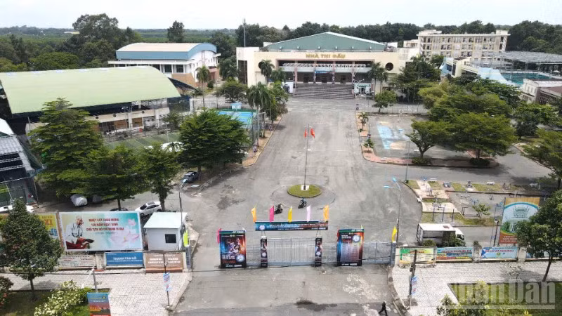 Địa điểm cấp tỉnh tại Trung tâm huấn luyện và thi đấu thể dục thể thao tỉnh Đồng Nai.