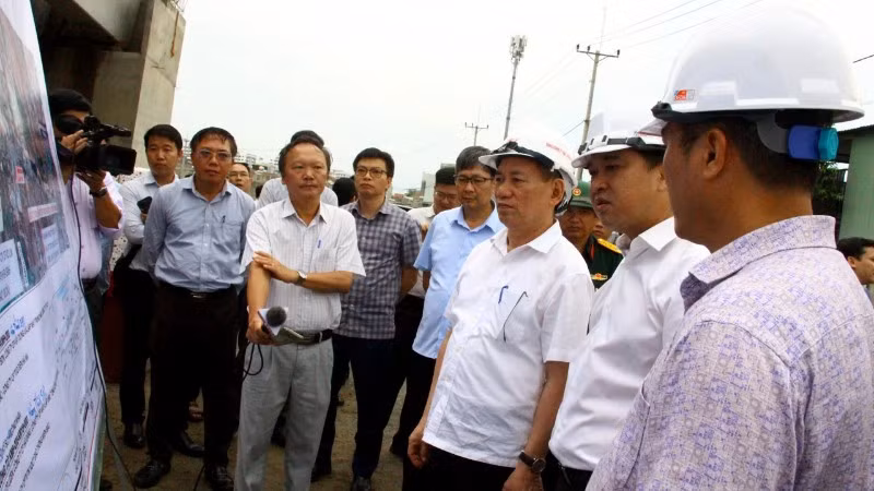 Phó Thủ tướng Hồ Đức Phớc kiểm tra tiến độ cao tốc Biên Hòa-Vũng Tàu, đoạn qua địa bàn tỉnh Đồng Nai.