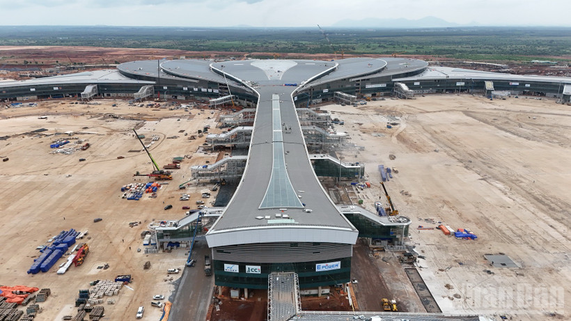 Nhà ga hành khách được xem là "trái tim" sân bay Long Thành.