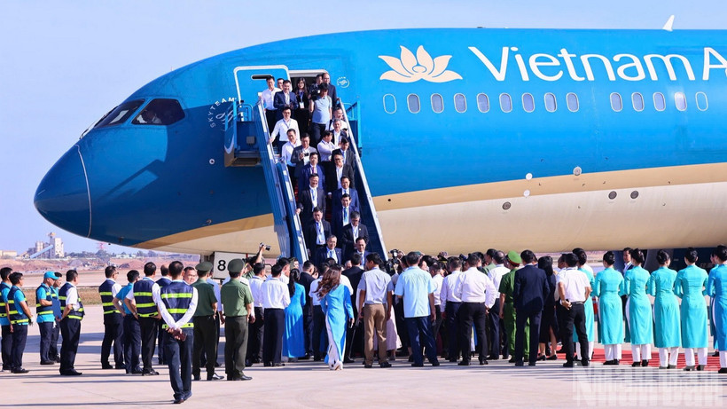 Chuyến bay chính thức đầu tiên đến sân bay Long Thành trong ngày 19/12.