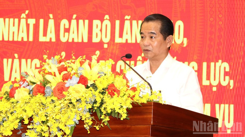 Phó Bí thư Tỉnh ủy Đồng Nai Thái Bảo cho rằng, đội ngũ cán bộ các cấp phải đáp ứng được yêu cầu ngày càng cao hơn khi Đồng Nai trở thành thành phố trực thuộc Trung ương thời gian tới.