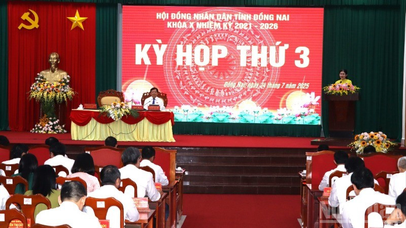 Quang cảnh Kỳ họp thứ 3, Hội đồng nhân dân tỉnh Đồng Nai.