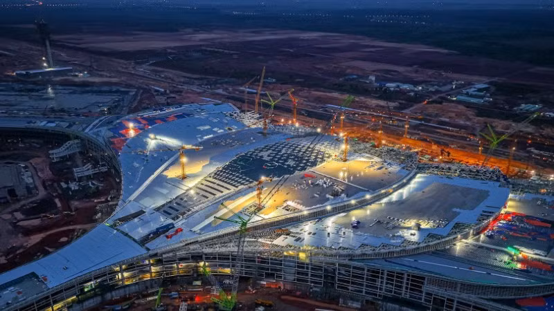 Cảng hàng không quốc tế Long Thành đang tăng tốc đẩy nhanh tiến độ để cơ bản hoàn thành trước ngày 19/12/2025, tạo ra động lực phát triển mới của tỉnh Đồng Nai.