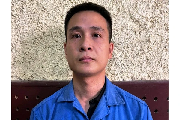 Đối tượng Bùi Thanh Long. (Ảnh Công an Hải Phòng)