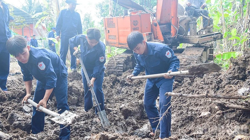 Đội K91 phát hiện một bộ hài cốt tại ấp Hòa Thuận, xã Phú Hựu.