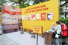 Không gian triển lãm "Báo Nhân Dân trong dòng chảy 100 năm Báo chí Cách mạng Việt Nam"