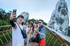 Đà Nẵng là điểm đến yêu thích của nhiều du khách Hàn Quốc. (Ảnh: TTXVN)