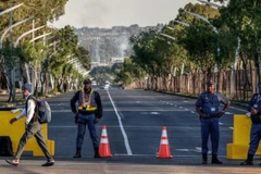 Cảnh sát Nam Phi. (Nguồn: bssnews)