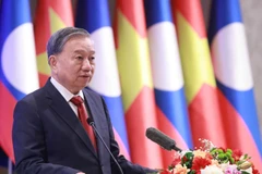 Tổng Bí thư Tô Lâm phát biểu tại sự kiện. (Ảnh: TTXVN)