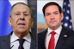 Ngoại trưởng Nga Sergey Lavrov (trái) và Ngoại trưởng Mỹ Marco Rubio. (Ảnh: TTXVN)