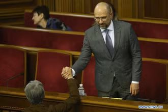Thủ tướng Ukraine Denys Shmyhal. (Ảnh: Tân Hoa Xã)
