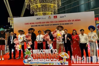 Đà Nẵng chính thức có đường bay kết nối Dubai-Đà Nẵng từ ngày 2/6. (Ảnh: ANH ĐÀO)
