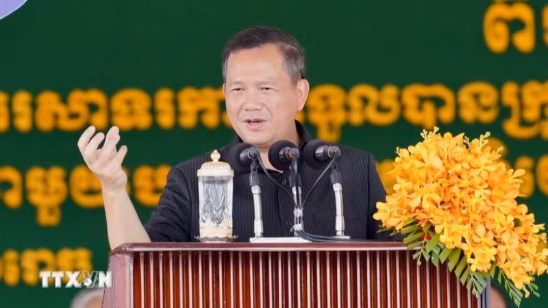 Thủ tướng Campuchia Hun Manet. (Ảnh: THX/TTXVN)