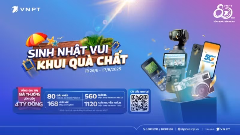 Cơ hội sở hữu nhiều sản phẩm công nghệ “hot trend” có tổng giá trị lên tới gần 4 tỷ đồng