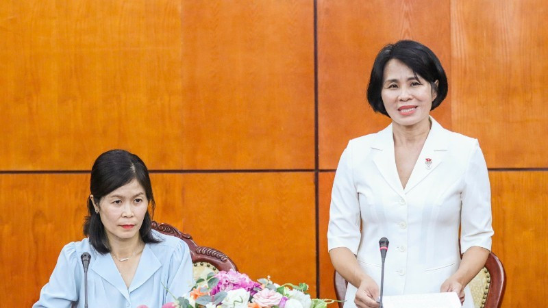 Phó Cục trưởng Cục Thể dục Thể thao Việt Nam Lê Thị Hoàng Yến nhấn mạnh, tọa đàm này sẽ góp phần hiệu quả cho tiến trình dự án Bình đẳng giới trong thể thao. gen-o-z6757794535376-ff16c801dd6b6be9b3c7aef931f91d0d-5293-379.jpg