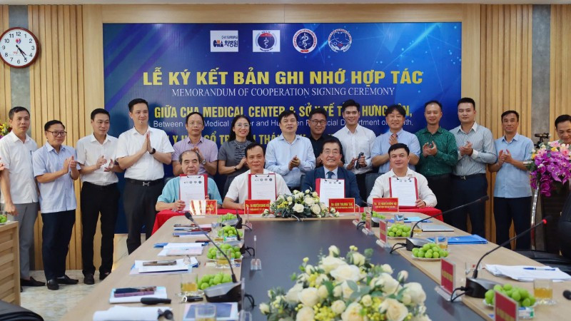 Quang cảnh Lễ ký kết hợp tác.