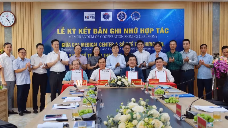 Quang cảnh Lễ ký kết hợp tác.