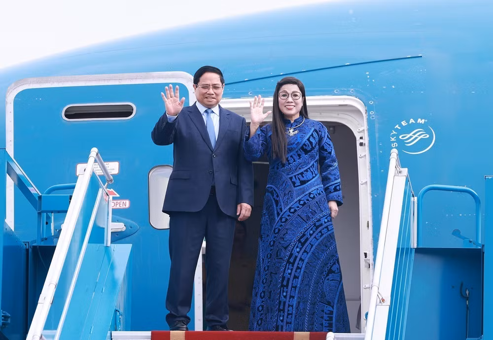 Thủ tướng Chính phủ Phạm Minh Chính cùng Phu nhân và Đoàn đại biểu cấp cao Việt Nam sẽ thăm chính thức Kuwait từ ngày 16 đến 18/11. (Ảnh: TTXVN)