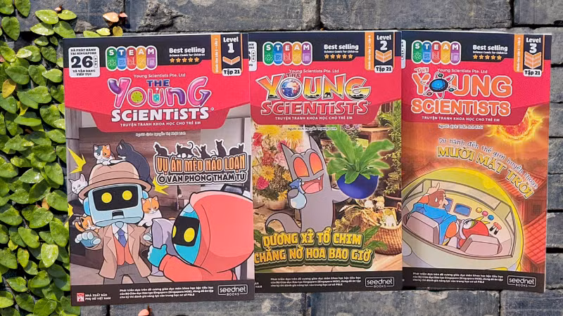 Ấn phẩm The Young Scientists (Nhà khoa học trẻ) đã có bản tiếng Việt phát hành tại Việt Nam.