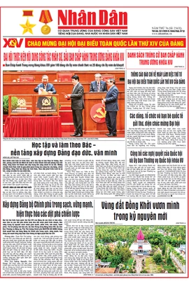 Báo Nhân Dân số 25638