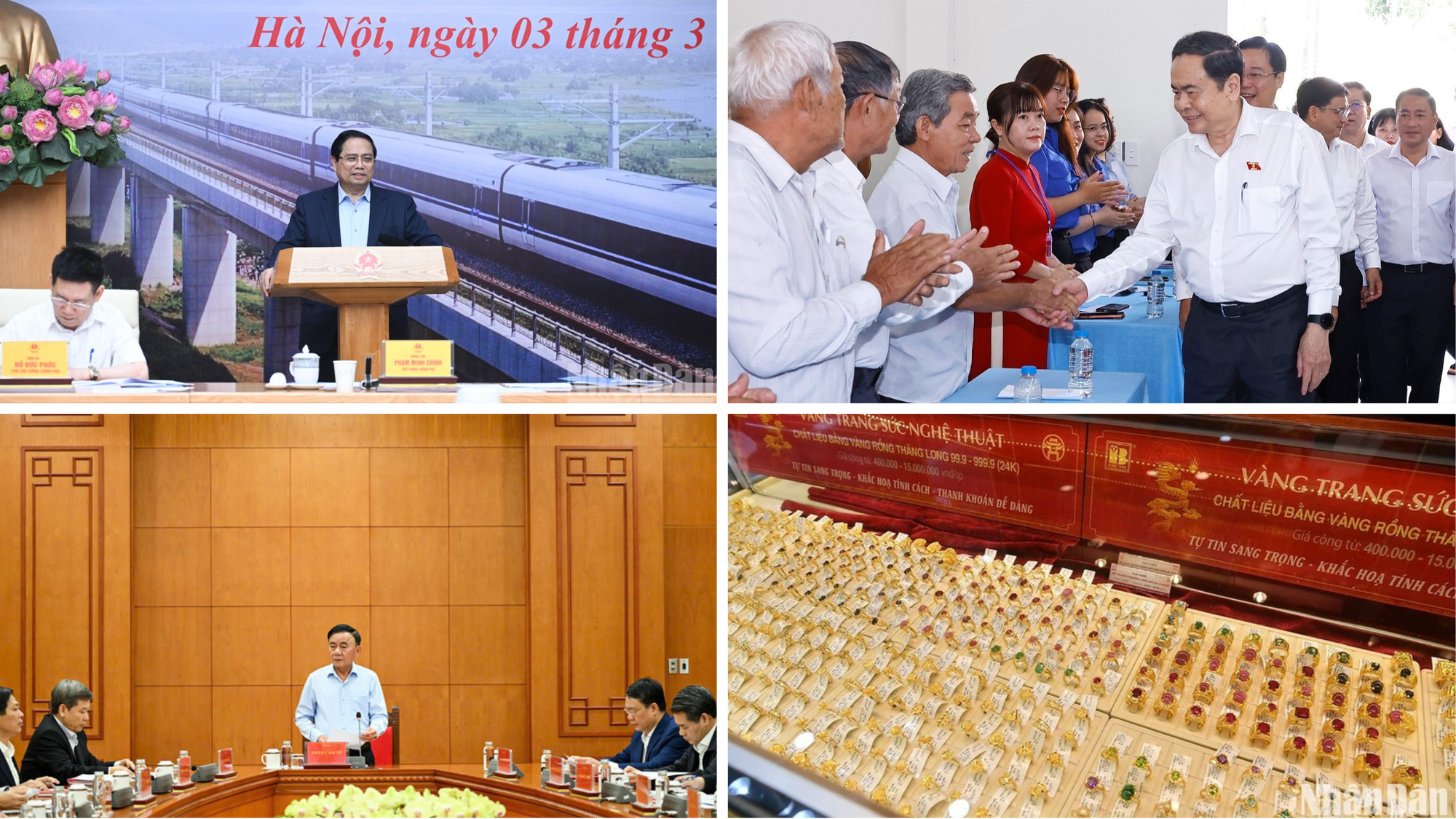 Tin nổi bật ngày 3/3: Nỗ lực phát triển ngành công nghiệp đường sắt; Đẩy mạnh tuyên truyền, bảo đảm thành công bầu cử đại biểu Quốc hội khóa XVI