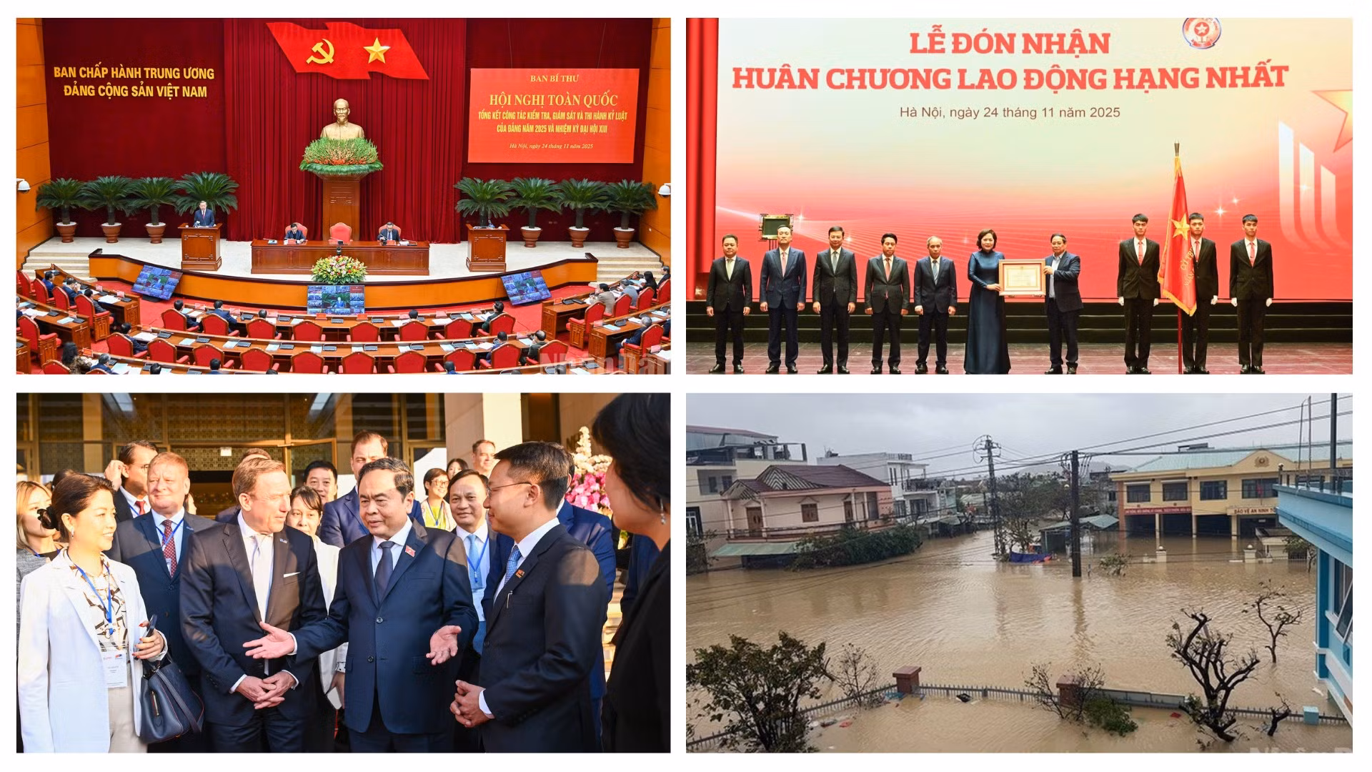 Tin nổi bật ngày 24/11: Tổng Bí thư Tô Lâm dự tổng kết công tác kiểm tra, giám sát và thi hành kỷ luật của Đảng; 102 người chết và mất tích do mưa lũ tại nhiều địa phương