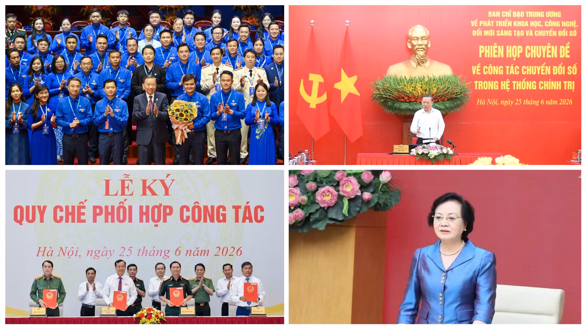 Tin nổi bật ngày 25/6: Khai mạc Đại hội đại biểu toàn quốc Đoàn Thanh niên Cộng sản Hồ Chí Minh lần thứ XIII; Quyết tâm tìm kiếm, quy tập 3.000 hài cốt liệt sĩ trong năm 2026