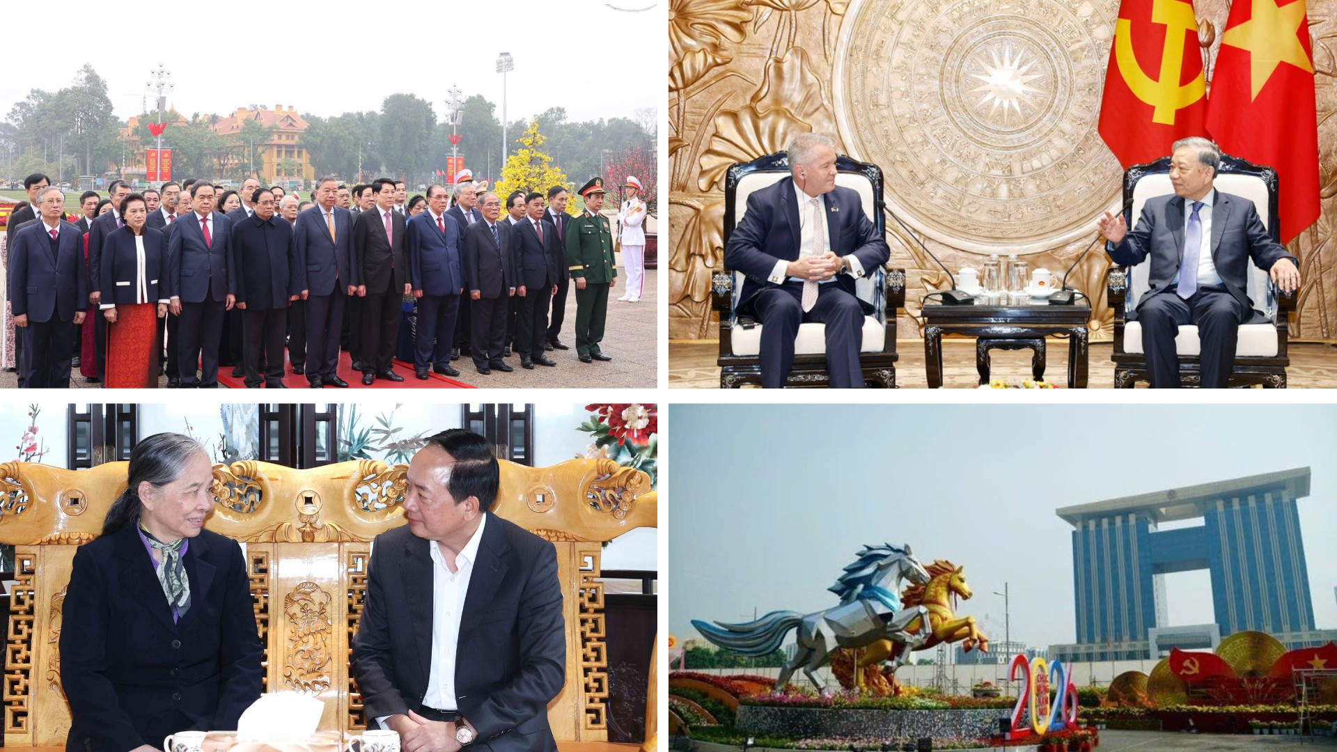 Tin nổi bật ngày 13/2: Lãnh đạo Đảng, Nhà nước dâng hương tưởng niệm và thăm, chúc Tết nhân dịp Xuân Bính Ngọ 2026; quy định về quản lý và sử dụng thẻ đảng viên