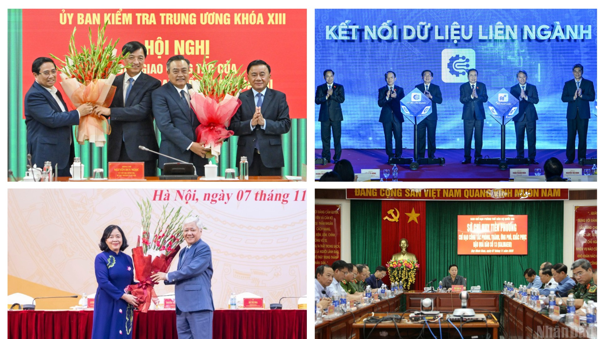 Tin nổi bật ngày 7/11: Ban Bí thư xem xét, kỷ luật đảng viên; bàn giao công tác của Chủ nhiệm Ủy ban Kiểm tra Trung ương; khẩn trương khắc phục hậu quả của bão số 13