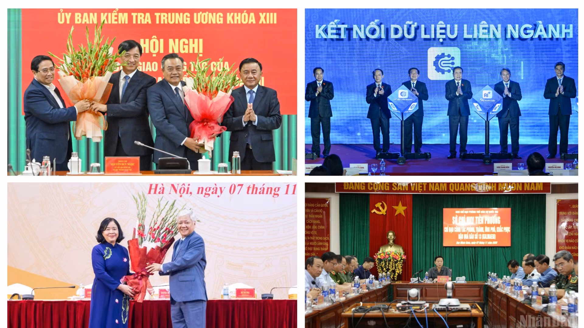 Tin nổi bật ngày 7/11: Ban Bí thư xem xét, kỷ luật đảng viên; bàn giao công tác của Chủ nhiệm Ủy ban Kiểm tra Trung ương; khẩn trương khắc phục hậu quả của bão số 13