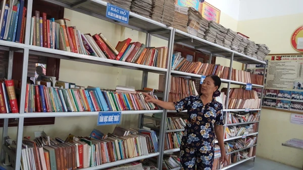 Mô hình thư viện, tủ sách khuyến học ở thôn Phú Mẫn (Bắc Ninh).