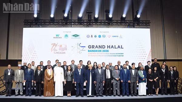 Lễ khai mạc Triển lãm Grand Halal Bangkok 2026. (Ảnh: MINH THẮNG)