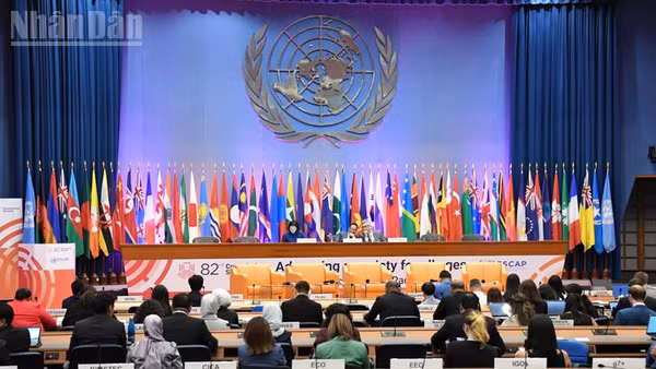 Khóa họp lần thứ 82 của ESCAP diễn ra tại Thủ đô Bangkok, Thái Lan. (Ảnh: XUÂN SƠN)