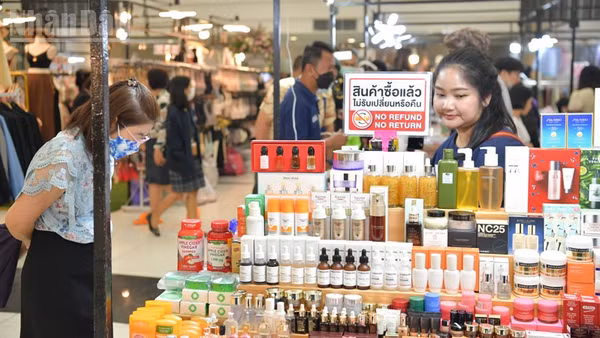 Hàng hóa của Thái Lan sản xuất có chất lượng tương đối cao so với mặt bằng trong khu vực. (Ảnh: XUÂN SƠN)
