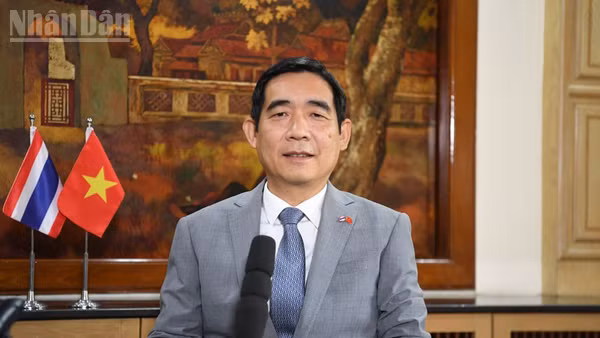 Đại sứ Việt Nam tại Thái Lan Phạm Việt Hùng. (Ảnh: XUÂN SƠN)