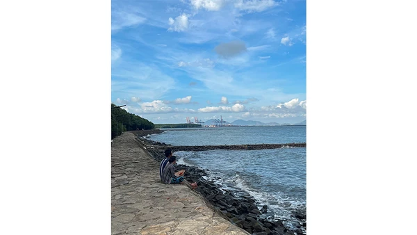 Một khung cảnh tưởng chỉ còn có thể gặp trong những thước phim xưa cũ. 