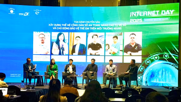Tọa đàm chuyên sâu “Xây dựng thế hệ công dân số an toàn: Nâng cao tự vệ số và chủ động bảo vệ trẻ em trên môi trường mạng” trong khuôn khổ Vietnam Internet Day 2025.