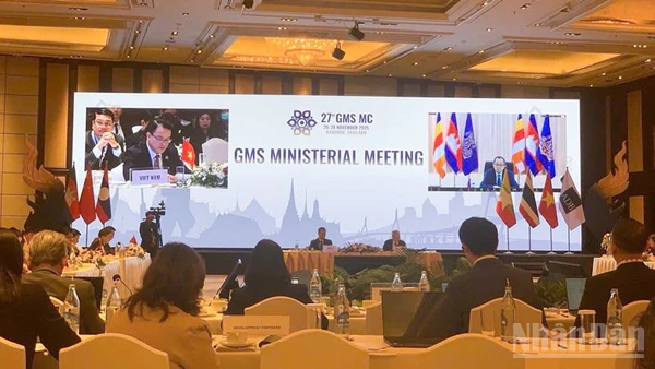 Hội nghị Bộ trưởng Tiểu vùng Mekong mở rộng lần thứ 27 diễn ra tại Bangkok, Thái Lan.