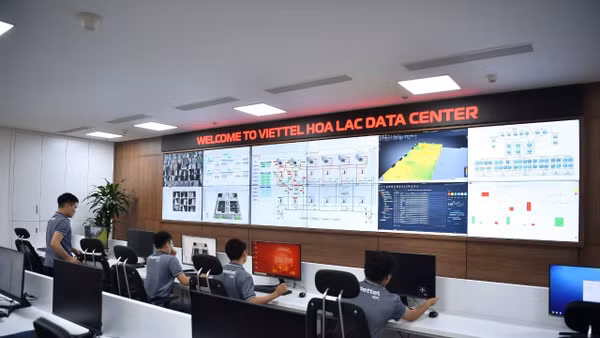 Hoạt động vận hành trung tâm dữ liệu. (Ảnh: Viettel IDC)
