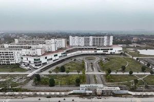Cơ sở 2 của Bệnh viện Hữu nghị Việt Đức tại Hà Nam (cũ) - dự án vướng mắc kéo dài gây thất thoát, lãng phí hàng nghìn tỷ đồng. (Ảnh Đại Thế) 
