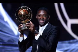 Ousmane Dembélé giành Quả bóng vàng 2025.