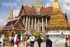 Thủ đô Bangkok là một trong những điểm đến thu hút du khách trong kỳ nghỉ lễ cuối tuần này. (Ảnh: MINH THẮNG)