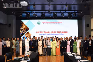 Sự kiện thu hút đông đảo doanh nghiệp hai nước tham dự. (Ảnh: XUÂN SƠN)
