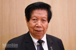 Ông Cao Tất Minh, Chủ tịch Hội Người Thái gốc Việt tỉnh Khon Kaen. (Ảnh: MINH THẮNG)