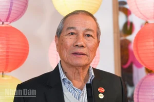 Ông Nguyễn Văn Xuyên, Trưởng ban Quản lý Khu tưởng niệm Chủ tịch Hồ Chí Minh tại tỉnh Nakhon Phanom. (Ảnh: MINH THẮNG)