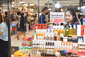 Hàng hóa của Thái Lan sản xuất có chất lượng tương đối cao so với mặt bằng trong khu vực. (Ảnh: XUÂN SƠN)