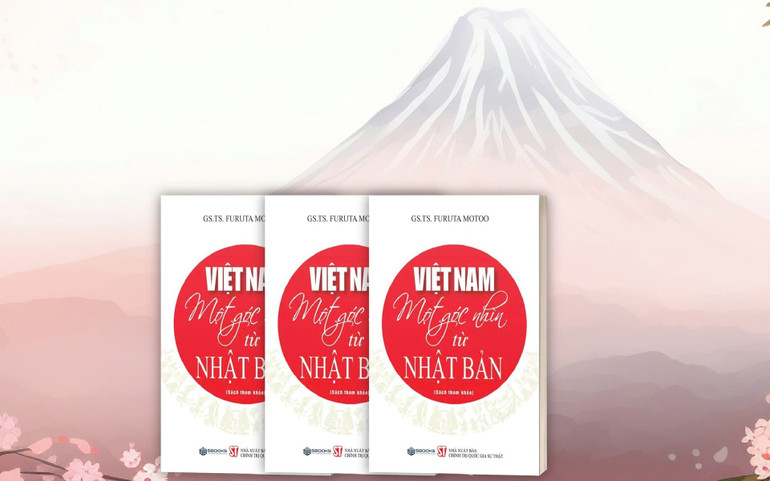Công trình nghiên cứu mới nhất của GS, TS Furuta Motoo, Việt Nam một góc nhìn từ Nhật Bản, được Nhà xuất bản Chính trị Quốc gia Sự thật ấn hành, tháng 7/2025. sach.jpg