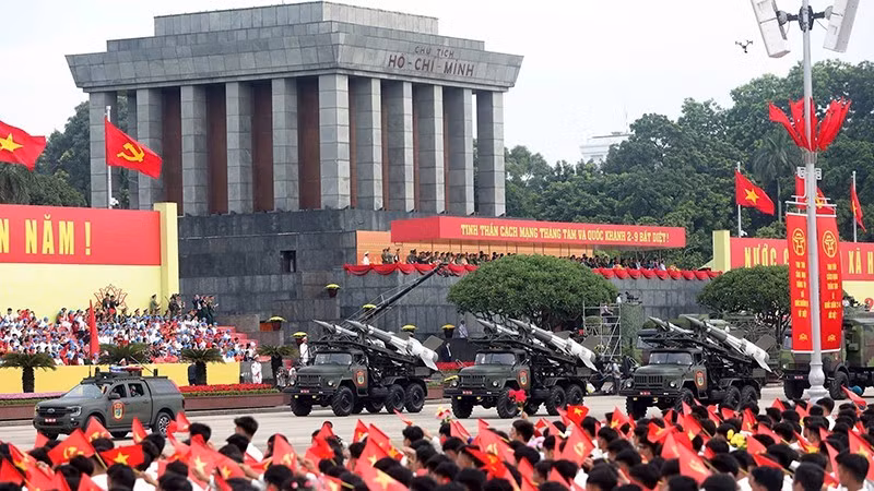 Lễ diễu binh, diễu hành kỷ niệm 80 năm Cách mạng Tháng Tám thành công và Quốc khánh 2/9. Ảnh trong bài | Thành Đạt