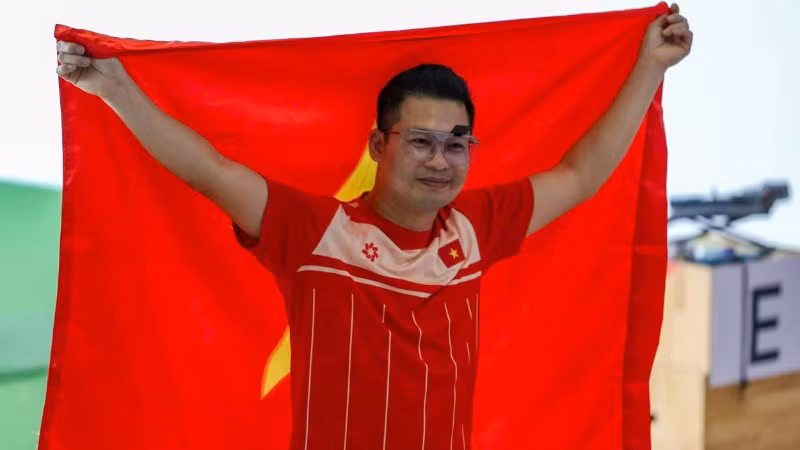 Vận động viên Hà Minh Thành.