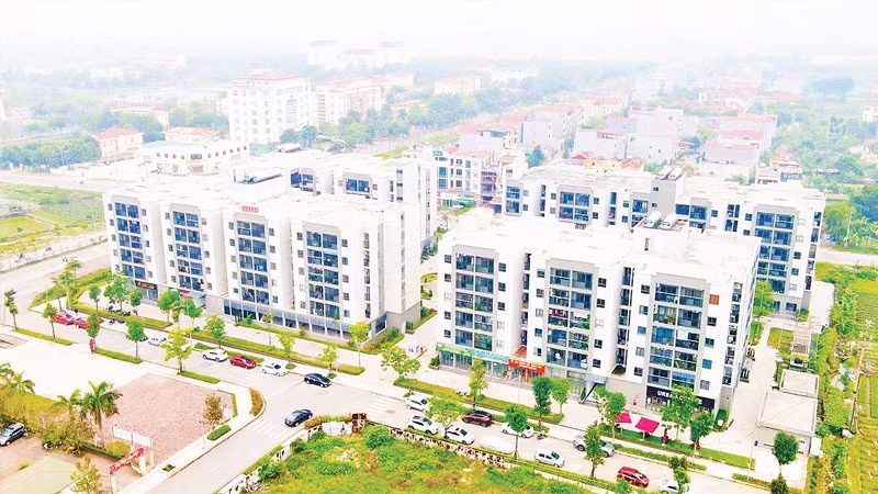 Dự án nhà ở xã hội thuộc Khu đô thị mới Thanh Lâm - Đại Thịnh 2 (xã Quang Minh, Hà Nội).